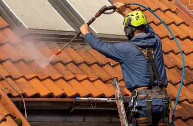 Démoussage et hydrofuge de toiture à Crolles